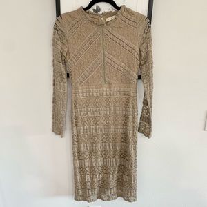 Bohme NWT Mocha Lace Dress